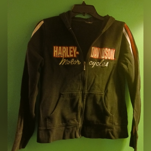 Harley-Davidson hoodie jacket Sz S - Picture 2 of 3